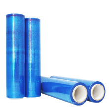 High quality PE clear soft blue stretch wrapping film